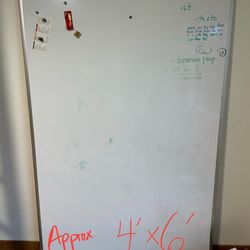 Free Large magnetic whiteboard