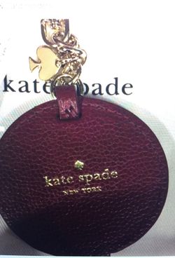 KATE SPADE - CIRCLE MIRROR KEYCHAIN (BRAND NEW)