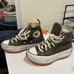 Converse Hunter Green Platform Size 6