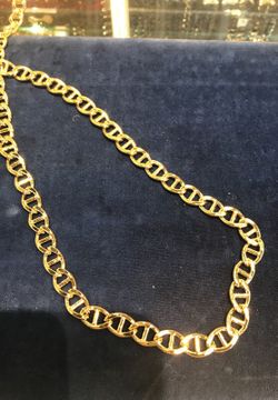 24KT Gold Bonded Gucci Chain 25" 8.5mm Lifetime Replacement Guarantee
