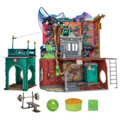 NEW! Teenage Mutant Ninja Turtles Mutant Mayhem Sewer Lair Multicolor Action Figure Playset