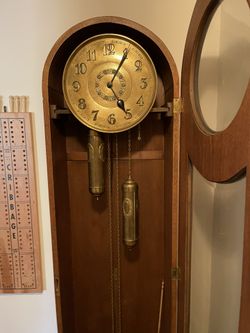 Antique German Grandfather Clock 