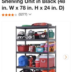 Brand New Husky Shelf 5 Tier Heavy Duty.  $125 Pickup In Oakdale 