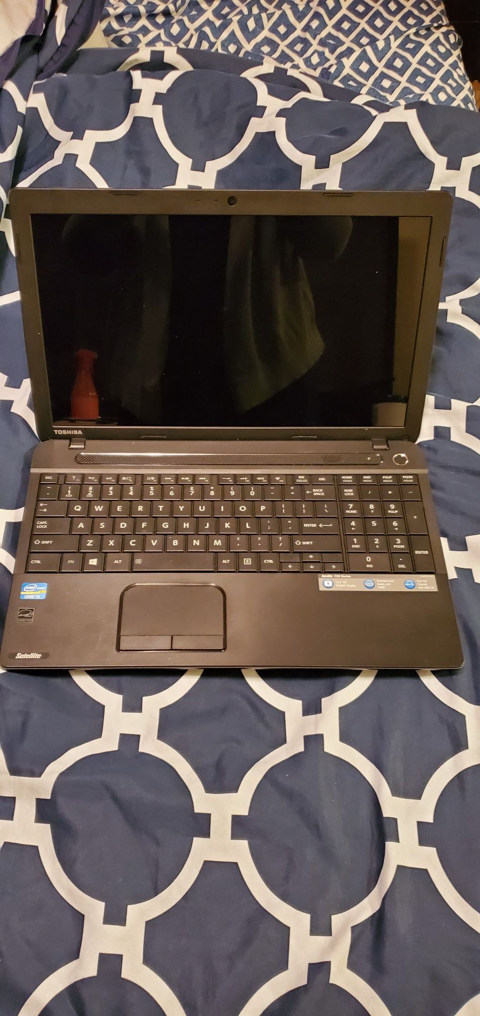 Toshiba 15 inch laptop