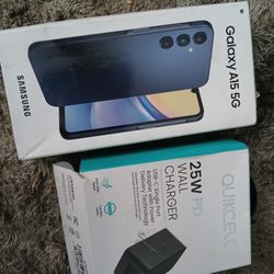 New Samsung Galaxy A15 5G W/ 25w PD Charger 