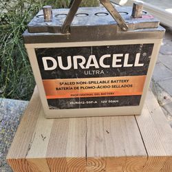 Duracell Battery 12v 50 Amp Hour 