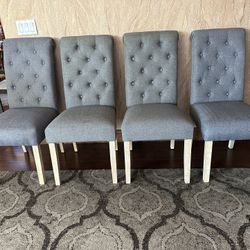 Gray Dining Chairs (Set of 4)