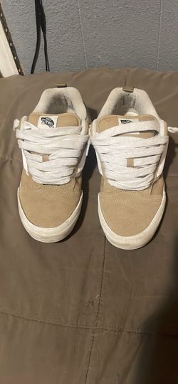 Khaki Knu Skool Vans Size 10