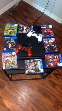 PS4 with games