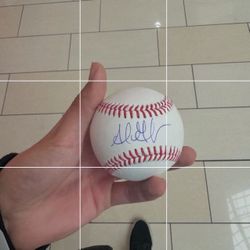 Adrian Gonzalez Autographed Baseball