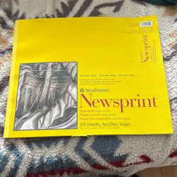 Newsprint for drawing