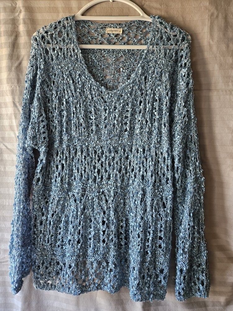 AndTheWhy Crocheted Cover Up