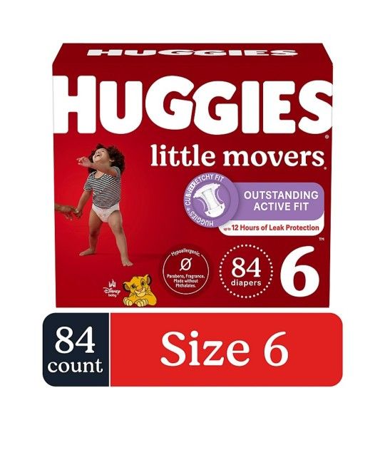 Size 6 Huggies $40