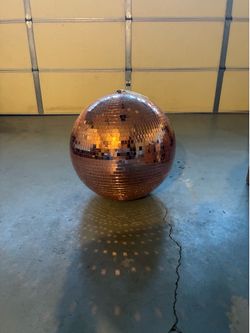 Big pink disco ball