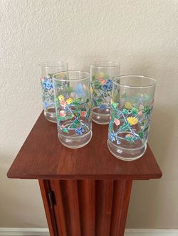 Pfaltzgraff Annabelle Glassware Tall Tumblers Set of 4 (140z)