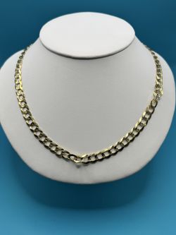 14k Solid Cuban Link Necklace