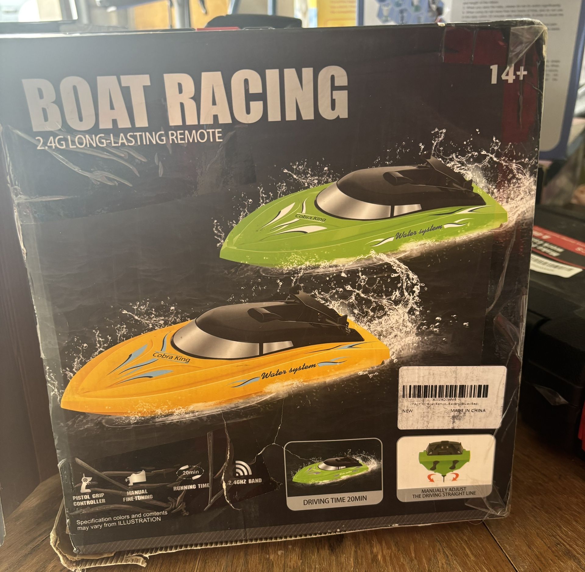 Remote Control Boat Racing Set