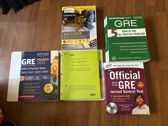 GRE Prep Book Bundle – 4 Books + Practice Tests