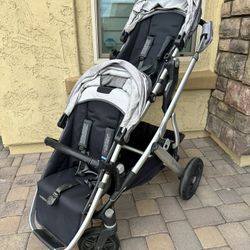 Uppababy Cruz single and Vista double Strollers