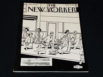 2017 MAY 8 NEW YORKER MAGAZINE - COMPLETE ISSUE NICE FRONT COVER ERIC KAPLAN
