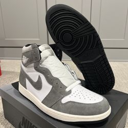 Jordan 1 High Washed Black Sz 9.5