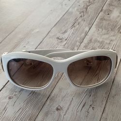 Vintage White Gucci Sunglasses