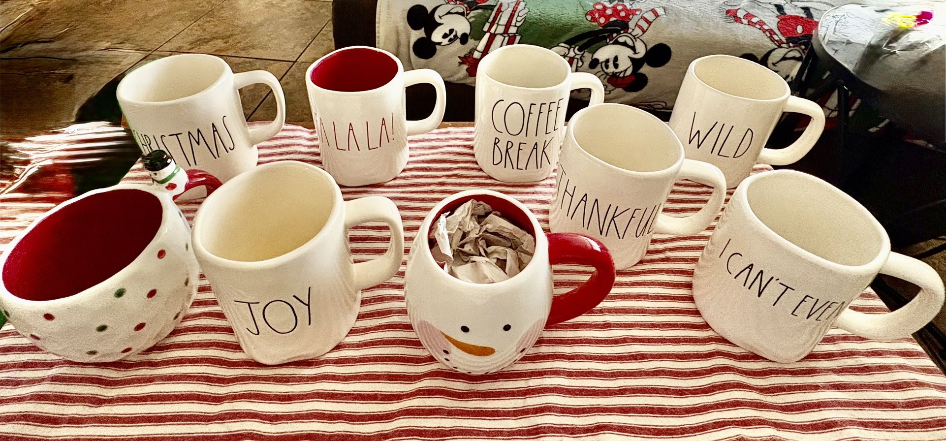 Rae Dunn Christmas Mugs and Others $3 Each Or All For 23