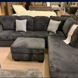 💦Altari Slate Grey L Shape Sectional Sofa 》,Same Day Delivery, IN STOCK 》
