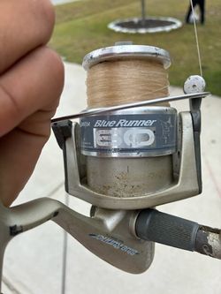 Blue runner rod and reel  fishing