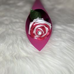 Single Ribbon “forever” Rose Bouquet 