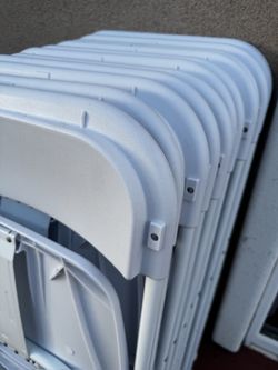 White Folding Chairs 
