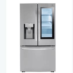 LG 30 cu. ft. French Door Smart Refrigerator with InstaView Door-in-Door, Dual Ice with Craft Ice, PrintProof Stainless Steel (LRFVS3006S)