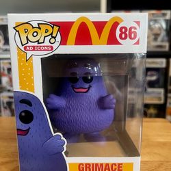 Grimace McDonald's Funko Pop Ad Icons Vinyl Figure #86 Food Fast Advertising Toy