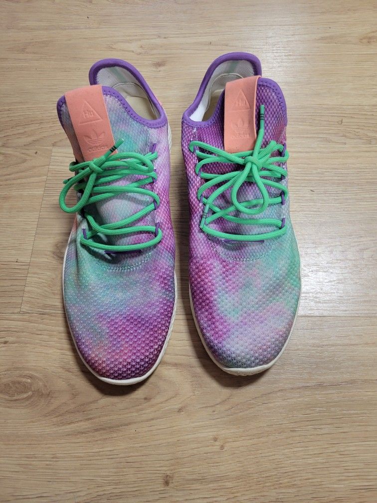 Adidas Pharrell Williams Hu Holi Mens Tie Dye Sneakers Size 10.5