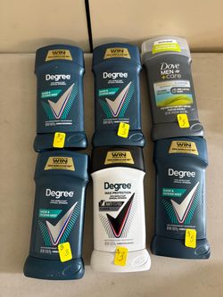 $3 NEW DEGREE DEODORANT MENS $3 EACH