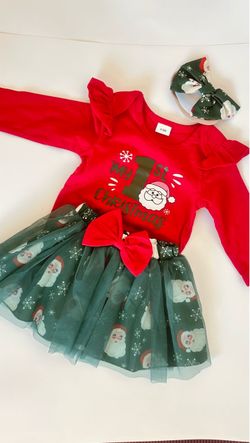 Christmas outfit 6-9 months