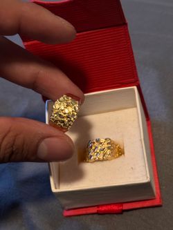 10k & 14k Gold Nugget Rings