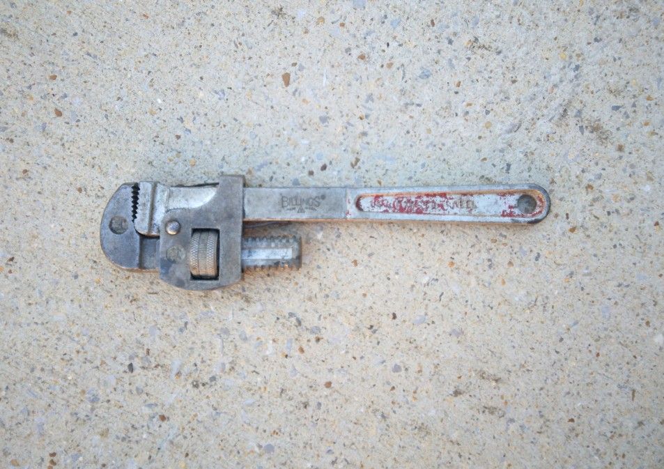 Vintage Billings 14" Adjustable Wrench