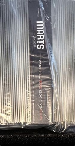 New Marts high power 4 channel amp