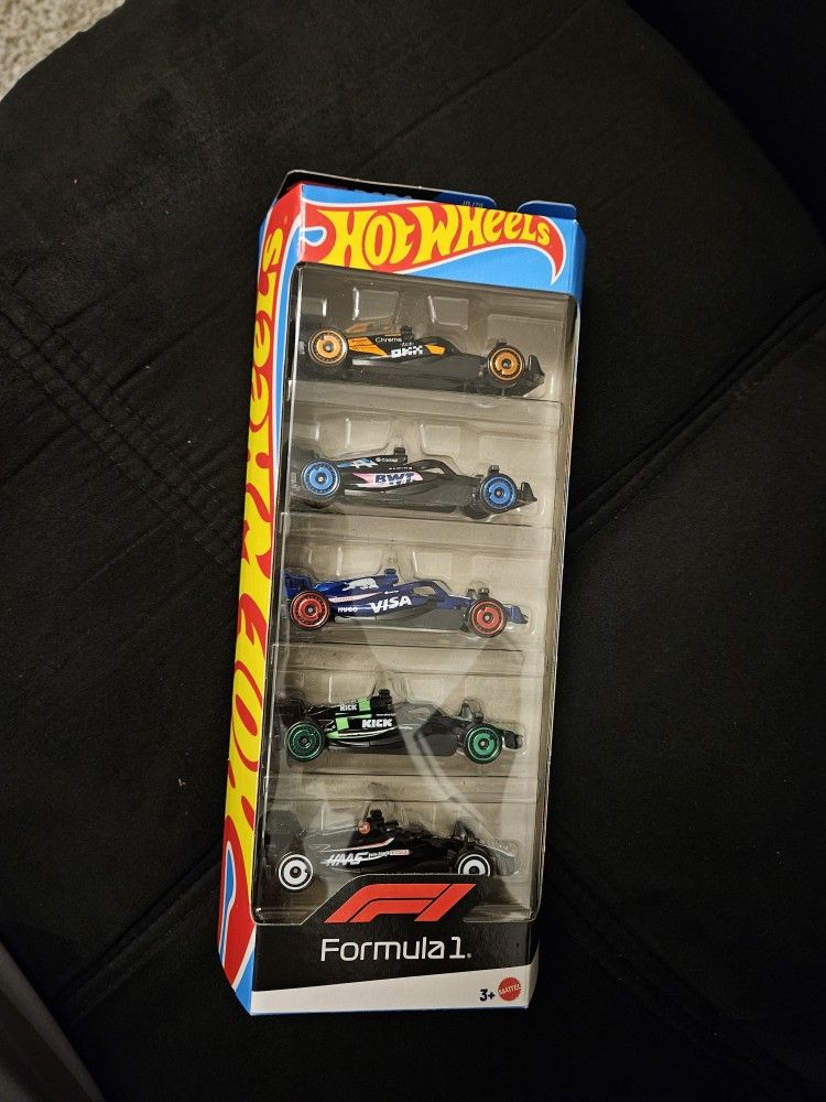 Hotwheel Formula 1 5-pack