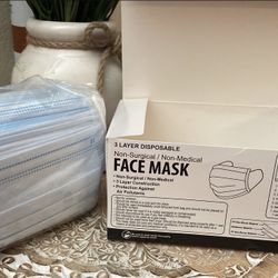 Disposable Face Masks Pk50 