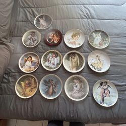Colección De 13 Platos De Angelitos 