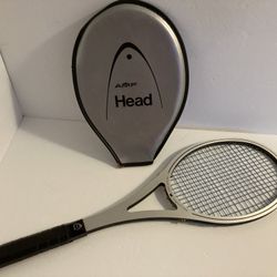 Vintage Tennis Racket Arthur Ashe Competition AMF Head With Cover