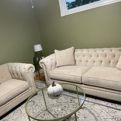 Martha Stewart’s Kallison Sofa & Chair