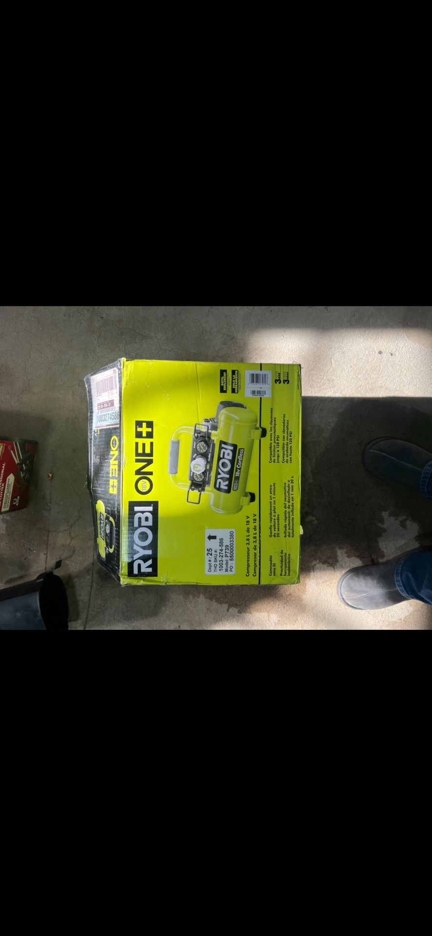Ryobi 18V Compressor And Circular Saw