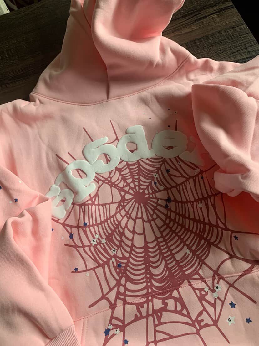 Sp5der Hoodie Pink