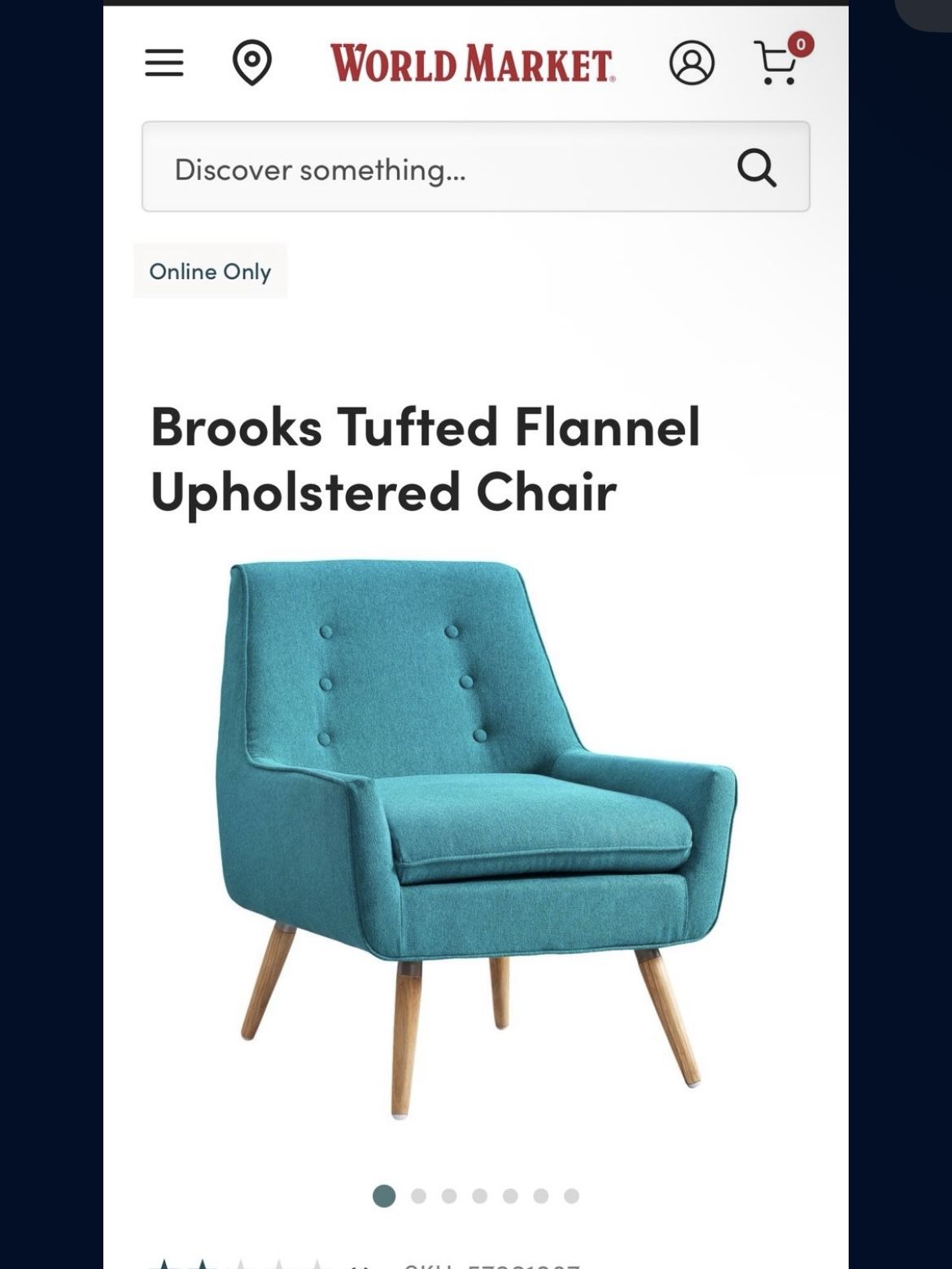 Flannel Upholstered Chair