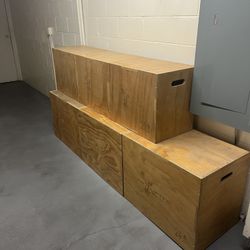 Wood Plyo Boxes