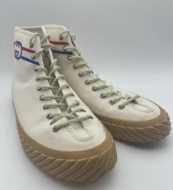Gucci Interlocking G White High Top Greg Sneaker 11.5