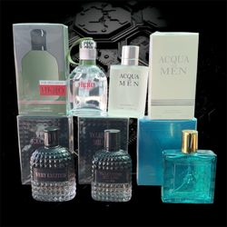 Bundle of Perfume for men Valentine Milano  Valentine exited  Acqua for men  Lion versatile  Hero  3.4fl.oz
